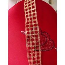 Helvacıoğlu Çikolata Dekoratif File Gold Kurdele, 4,5 cm Eninde , 4 Metre Fiyatıdır