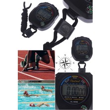 Özbience Su Geçirmez Dijital LCD Kronometre, Profesyonel Spor Zamanlayıcı