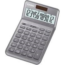 PremiumPort 12 Hane Gri Masaüstü Hesap Makinesi, Pratik ve Şık Tasarım