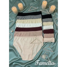 Ang Butik Pamuklu Fitilli Yüksek Bel Külot