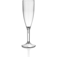 Ztf Global Trade 180 ml Polikarbon Plastik  Şampanya Bardak, Flüt Bardak  - Dikkat : Cam Değildir !!!  Şeffaf, Kırılmaz, Profesyonel Servis & Sunum - Catering & Organizasyon
