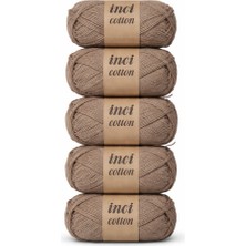 İnci Cotton Inci Cotton Koton 5'li Pamuk Örgü Ipi Ipliği 100G 250M