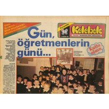 Özbience 24 Kasım 1983 Hürriyet Kelebek Eki Yılın Öğretmenleri Özel Sayısı