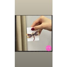 Kokoş Broş Kelebek Detaylı