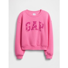 Pembe Kadın / Kız Gap Sweatshırt V-Logo Wedge Crew Model Kodu: ( 797737002PEMBE)