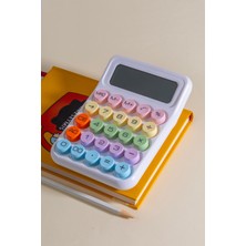 PremiumPort Renkli Tasarımlı Hesap Makinesi, Pratik ve Şık Ofis ve Okul Kullanımı