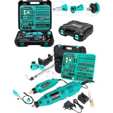 PremiumPort 460W Hobi Gravür ve Mini Taşlama Seti, 352 Parça, 6 Kademe Devir