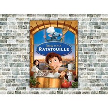 Özbience Ratatouille Temalı Şık ve Doğal Ahşap Dekoratif Tablo