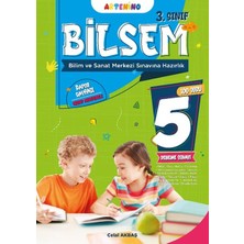 Karınca Yayınları 3. Sınıf 2025 Bilsem Sınavına Hazırlık 5’li Deneme Sınavı