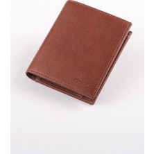 Ancora Leather Hakiki Deri Rfıd Korumalı Erkek Cüzdan 43210 Taba