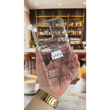 Vip Case Iphone 15 Pro Max Uyumlu Manycat Desenli Şeffaf Darbe Emici Kamera Korumalı Clear Kılıf