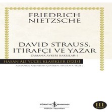Bilfold David Strauss, Itirafçı ve Yazar - Zamana Aykırı Bakışlar 1 - Hasan Ali Yücel Klasikleri
