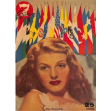 Özbience 7 Gün Dergisi 26 Haziran 1948 Rita Hayworth & Barbaros Hayrettin Poster
