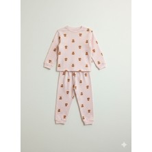 Chaldemar Kız Çocuk Çizgili Pijama Takımı