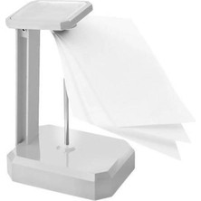 PremiumPort Şık Beyaz Kağıt ve Not Tutucu - Modern ve Pratik Tasarım