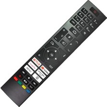 Vestel 50UA4D63DG Televizyon Için Uyumlu Netflix Youtube Google Play Tuşlu Tv LED LCD Uzaktan Kumanda