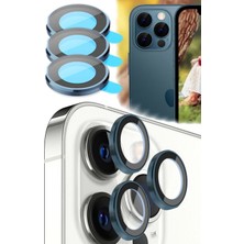 Özbience 3'lü Metal Lens Koruyucu Set, iPhone 11/12/13 Uyumlu, Güvenli ve Dayanıklı