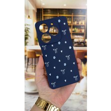 Vip Case Tecno Spark 20/20C Uyumlu Mini Fiyonk Desenli Silikon Darbe Emici Klasik Korumalı Rubber Kılıf