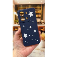 Vip Case Vivo Y28 Uyumlu Mini Yıldız Desenli Silikon Darbe Emici Klasik Korumalı Rubber Kılıf