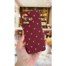 Vip Case Xiaomi Redmi 13 4g Uyumlu Beyaz Fiyonk Desenli Silikon Darbe Emici Klasik Korumalı Rubber Kılıf