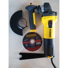 PremiumPort Güçlü 115 mm Taşlama Makinesi Max RTM102, Profesyonel ve Dayanıklı