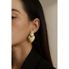 Kokoş Kalpli Küpe Çelik