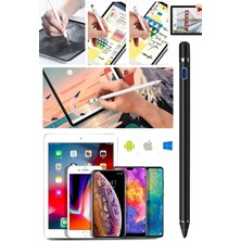 Özbience Çok Fonksiyonlu Siyah Telefon Stylus Kalem, Ios ve Android Uyumlu
