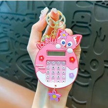 PremiumPort Çocuk Öğrenci Hesap Makinesi ve Oyunlu Çanta Anahtarlık Seti