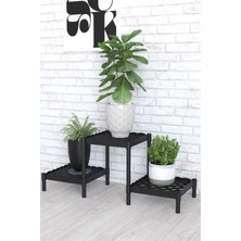 Dekozum Nevada Çok Amaçlı Moblen Saksılık Çiçeklik Rafı Saksı Çiçek Standı Raf