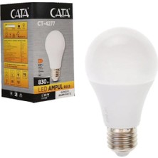 Cata CT-4277 9W LED Ampul Beyaz 6500K 15 Li Paket CT-4277