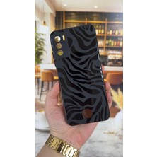 Vip Case Reeder S19 Max Pro S Uyumlu Zebra Desenli Silikon Darbe Emici Klasik Korumalı Rubber Kılıf