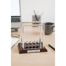 Özbience Isme Özel Newton Denge Topu, Ofis ve Ev Için Büyük Boy Motive Edici Hediye