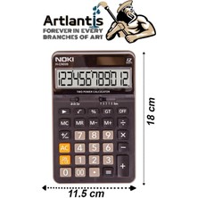 PremiumPort Siyah Hesap Makinesi, 12 Haneli, Okul ve Ofis Için, H-CN009, 11.5X18 cm