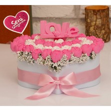 Özbience Renkli Kokulu Taş Çiçek Aranjmanı, Özel Günler Için Hediye