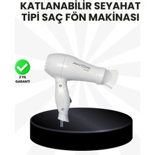 Argesco Mühendislik Taşınabilir Fön Makinesi Katlanır Gövde Enerji Tasarruflu