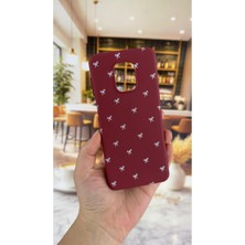 Vip Case Redmi Note 9 Pro/9s Uyumlu Beyaz Fiyonk Desenli Silikon Darbe Emici Klasik Korumalı Rubber Kılıf