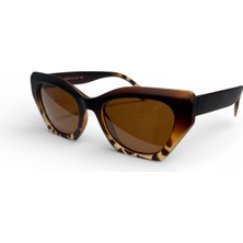 Toz Vintage Elvin Leopar Çerçeve Vintage Retro Güneş Gözlüğü