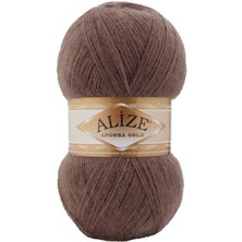 Alize Angora Gold (5 Adet) 493 Kahverengi El Örgü Ipliği