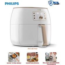 Allians 7,3 Lt Geniş Hacimli Akıllı Sensing Ultra Premium Airfryer, Inci Beyaz
