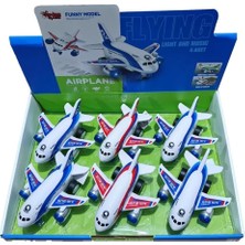 Vardem Oyuncak MG-D500-29 Sürtmeli Işıklı ve Müzikli Yolcu Uçağı