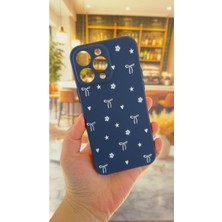 Vip Case iPhone 13 Pro Max Uyumlu Mini Fiyonk Desenli Silikon Darbe Emici Klasik Korumalı Rubber Kılıf
