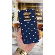Vip Case Redmi Note 9 Uyumlu Mini Beyaz Kalp Desenli Silikon Darbe Emici Klasik Korumalı Rubber Kılıf