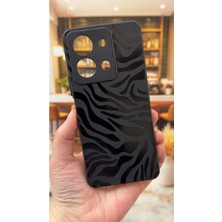 Vip Case Vivo Y28 Uyumlu Zebra Desenli Silikon Darbe Emici Klasik Korumalı Rubber Kılıf