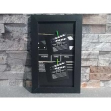 FRY Klaket Tasarımlı Ipli ve Mandallı Fotoğraf Çerçevesi No: 1