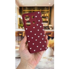 Vip Case Redmi Note 13 Pro 5g Uyumlu Beyaz Kalp Desenli Silikon Darbe Emici Klasik Korumalı Rubber Kılıf