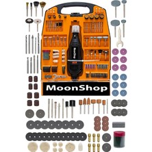 PremiumPort Çok Amaçlı 1000 W Devir Ayarlı Hobi Gravür Seti, 300 Parça El Motoru