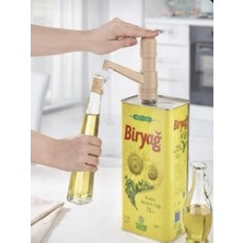 TD Pratik, Basmalı, Tasarruflu Yağdanlık Başlığı, Teneke Sıvı Yağ Pompası, Bej