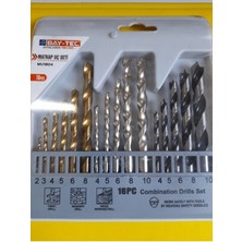 PremiumPort Profesyonel 16 Parça Matkap Ucu Seti, Güvenilir ve Dayanıklı Kullanım