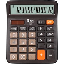 PremiumPort Büyük Boy 12 Hane Masaüstü Hesap Makinesi, Hızlı ve Kolay Hesaplama