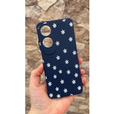 Vip Case Oppo A60 Uyumlu Mini Papatya Desenli Silikon Darbe Emici Klasik Korumalı Rubber Kılıf 277